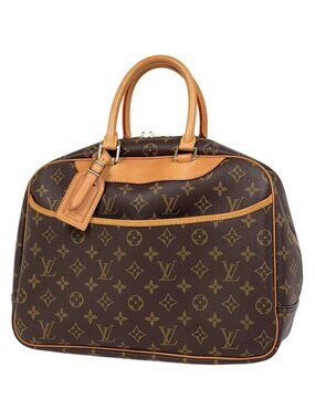 Louis Vuitton Deauville Handbag Monogram Brown